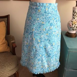 Lilly Pulitzer | Kiss the Cook Monkey Ruffle Skirt